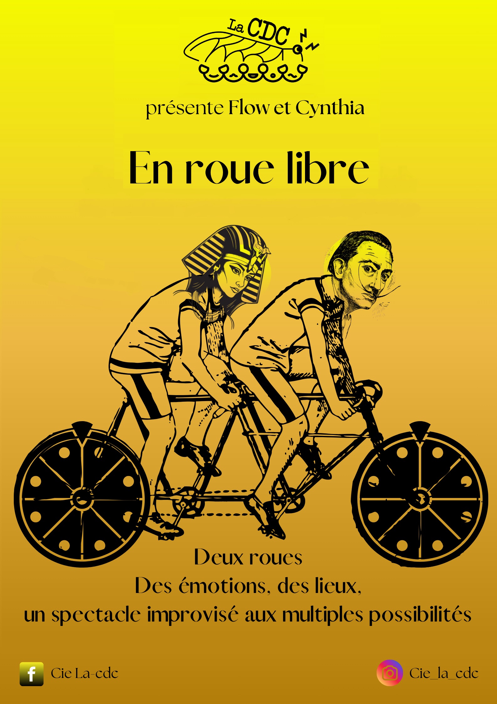 Châteaudouble  - Jeudi 10 juillet 2025 à 20h Théâtre de Verdure - Plateau Sainte Anne "En roue libre"