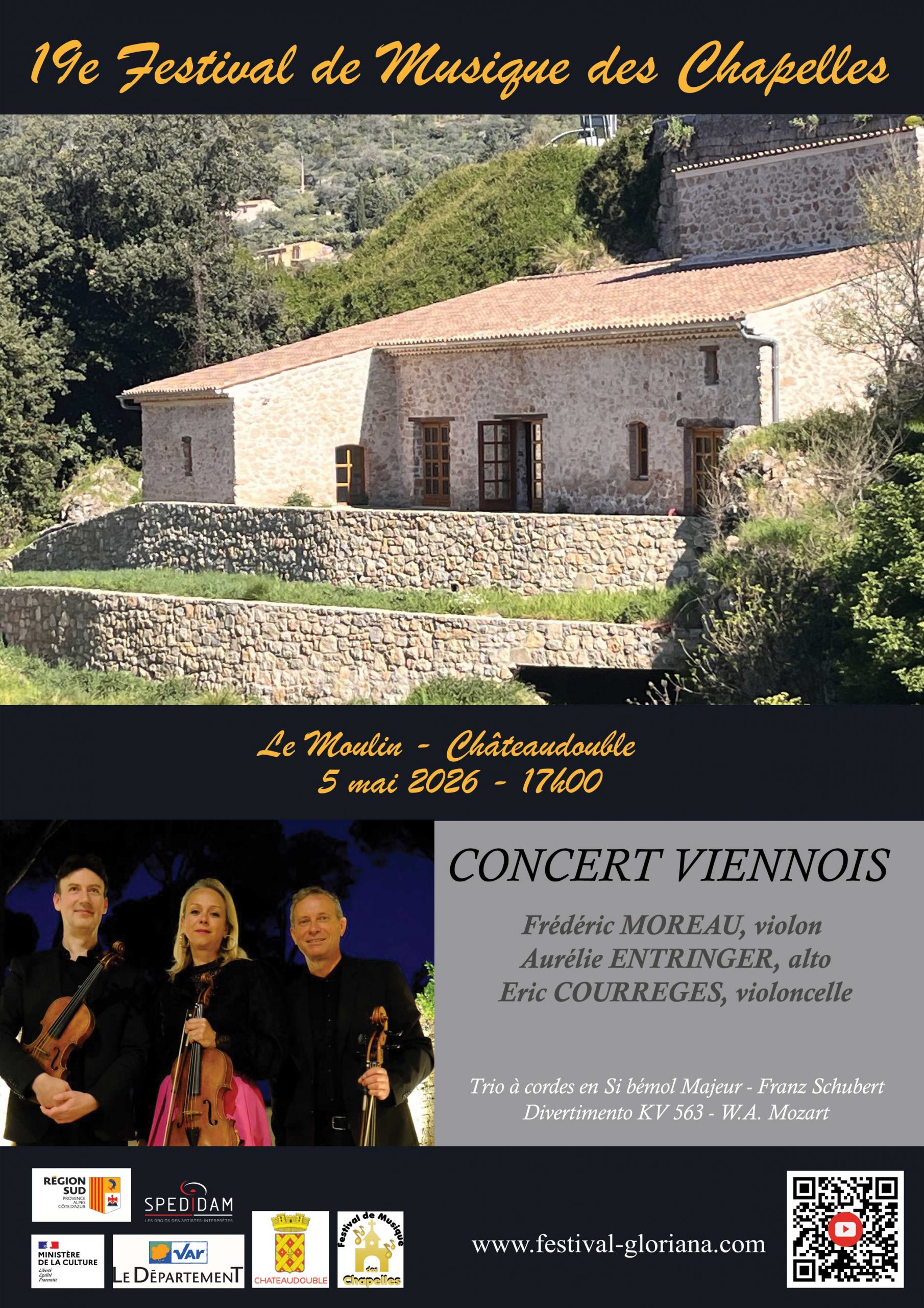 19è Festival des chapelles Concert Viennois- Salle des Moulins