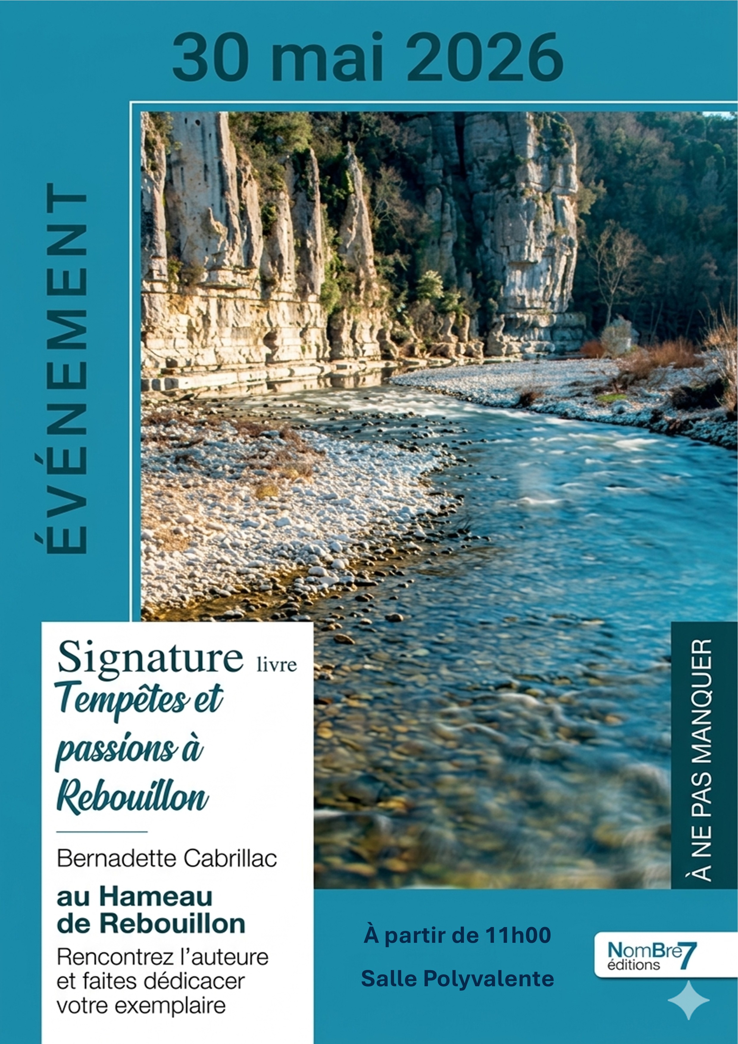 Tempêtes et passion à Rebouillon - Bernadette Cabrillac