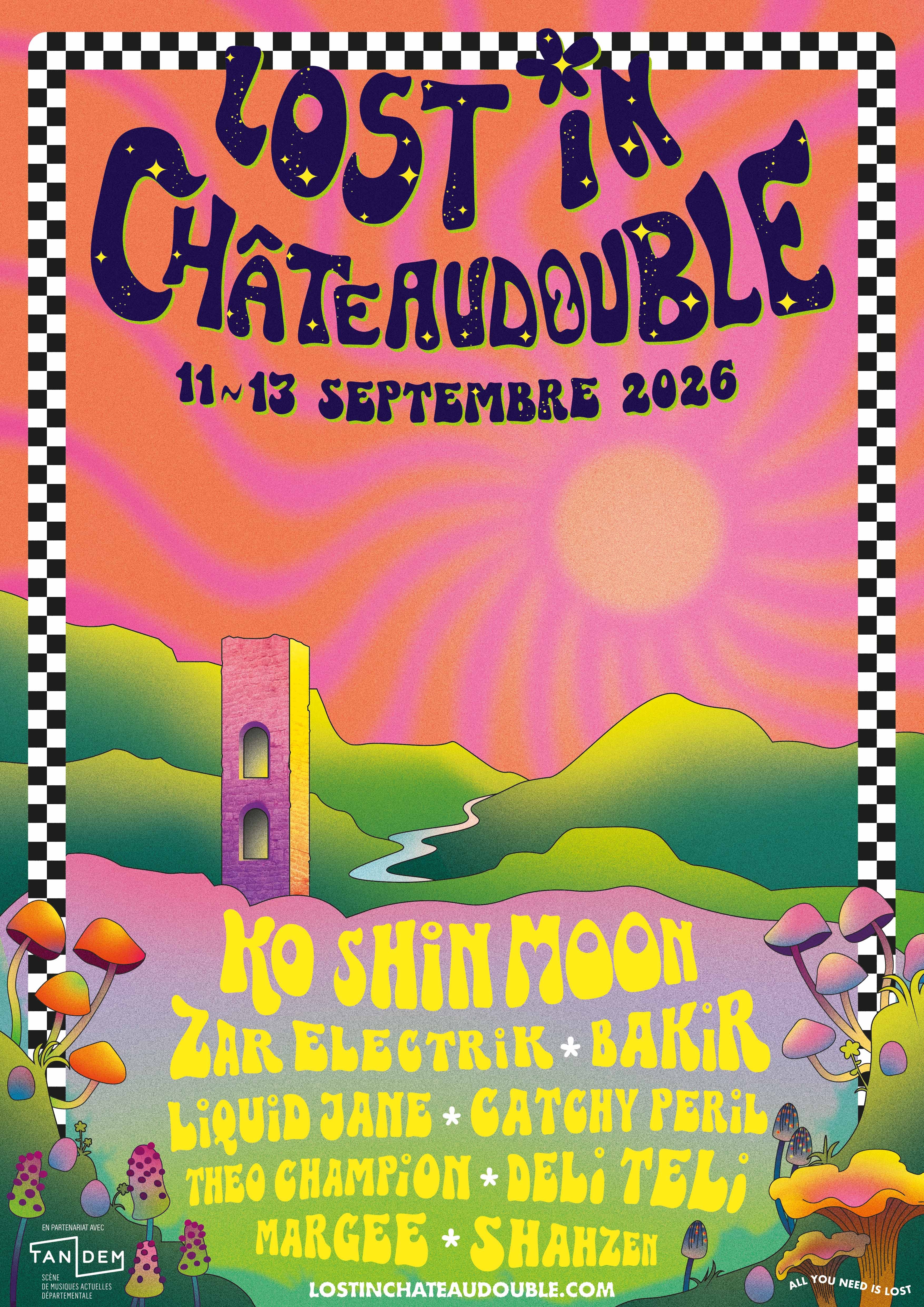Festival Lost in Châteaudouble  du 11 au 13 septembre 2026