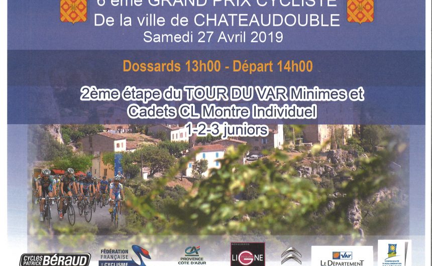 6ème Grand Prix Cycliste de Châteaudouble